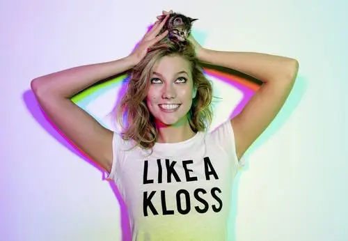 Karlie Kloss Women's Colored  Long Sleeve T-Shirt - idPoster.com