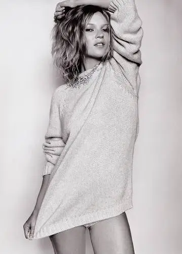 Kate Moss White T-Shirt - idPoster.com