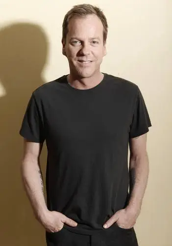 Kiefer Sutherland White T-Shirt - idPoster.com