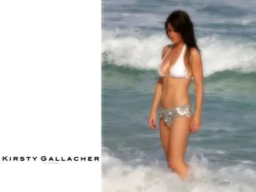 Kirsty Gallacher White T-Shirt - idPoster.com