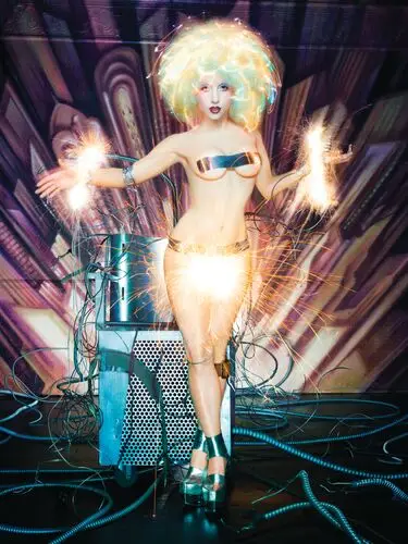 Lady Gaga Women's Colored Tank-Top - idPoster.com