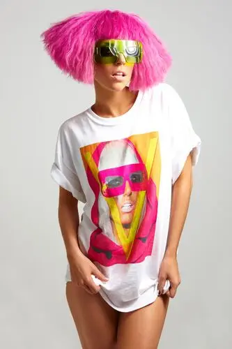 Lady Gaga Women's Colored T-Shirt - idPoster.com