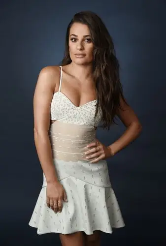 Lea Michele White Tank-Top - idPoster.com