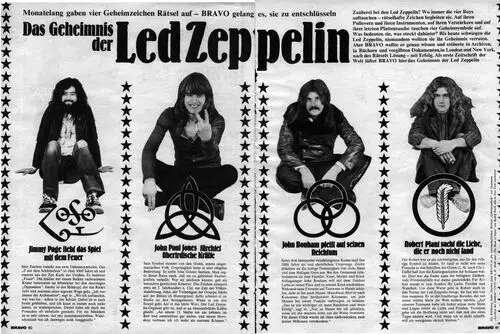 Led Zeppelin Fridge Magnet picture 163423