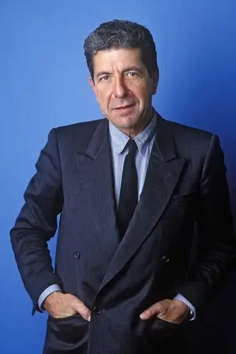 Leonard Cohen White Tank-Top - idPoster.com
