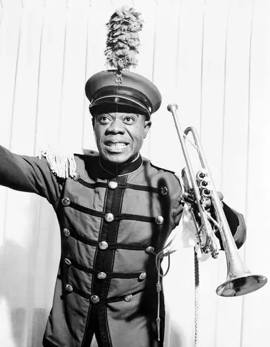 Louis Armstrong Kitchen Apron - idPoster.com