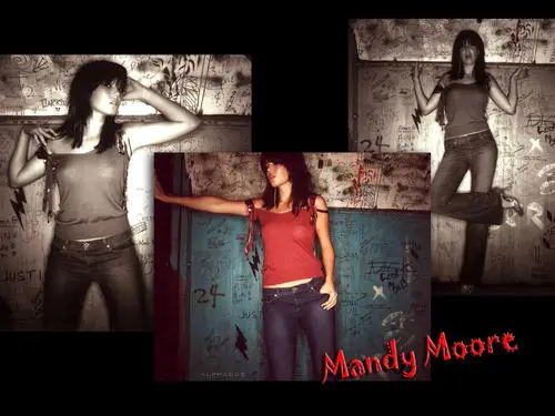 Mandy Moore Men's Colored T-Shirt - idPoster.com