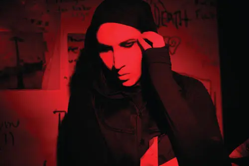 Marilyn Manson White Tank-Top - idPoster.com