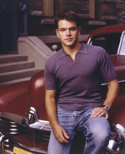 Matt Damon Women's Colored T-Shirt - idPoster.com
