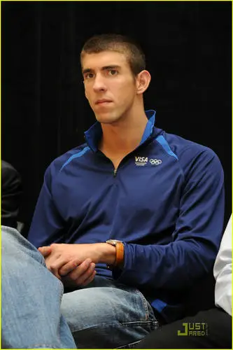 Michael Phelps Men's Colored  Long Sleeve T-Shirt - idPoster.com