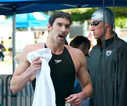 Michael Phelps White T-Shirt - idPoster.com