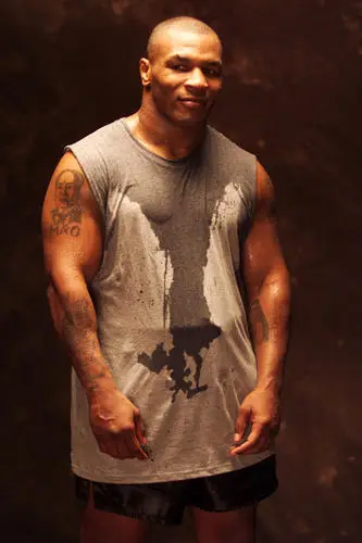 Mike Tyson Men's Colored  Long Sleeve T-Shirt - idPoster.com