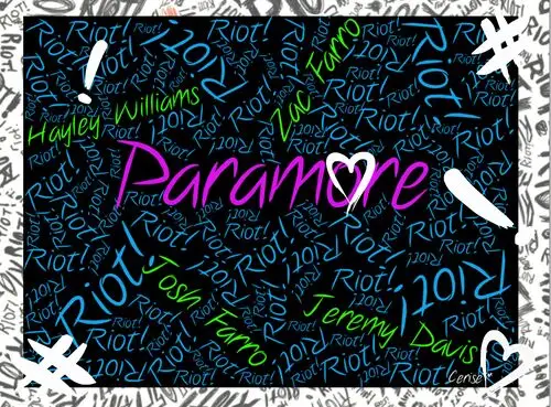 Paramore White Tank-Top - idPoster.com