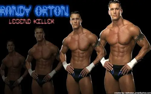 Randy Orton Men's Colored  Long Sleeve T-Shirt - idPoster.com