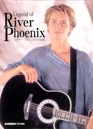 River Phoenix Men's Colored  Long Sleeve T-Shirt - idPoster.com