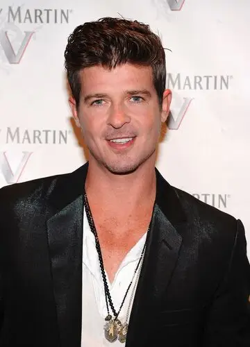 Robin Thicke Men's Colored  Long Sleeve T-Shirt - idPoster.com