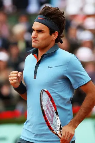 Roger Federer Men's Colored T-Shirt - idPoster.com