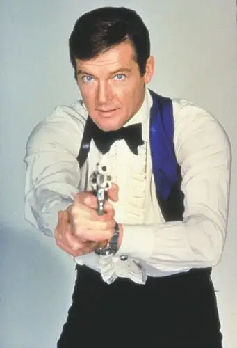 Roger Moore White Tank-Top - idPoster.com