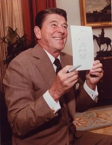 Ronald Reagan Protected Face mask - idPoster.com