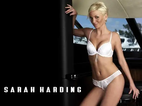 Sarah Harding White Tank-Top - idPoster.com