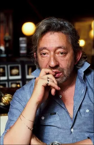 Serge Gainsbourg White T-Shirt - idPoster.com