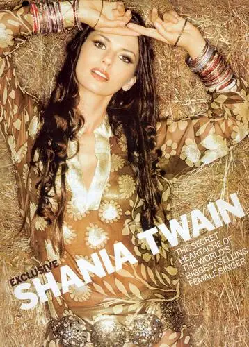 Shania Twain White Tank-Top - idPoster.com