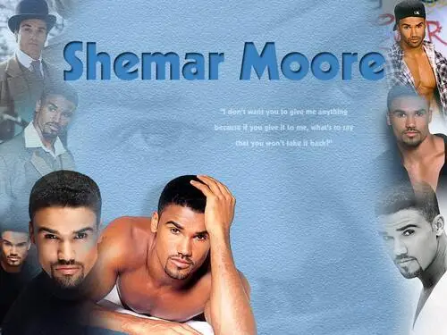 Shemar Moore White T-Shirt - idPoster.com