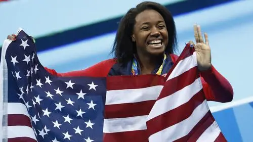Simone Manuel Wall Poster picture 536940