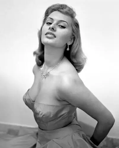 Sophia Loren Men's Colored Hoodie - idPoster.com