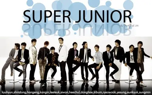 Super Junior White Tank-Top - idPoster.com