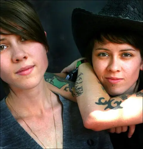Tegan and Sara Drawstring Backpack - idPoster.com
