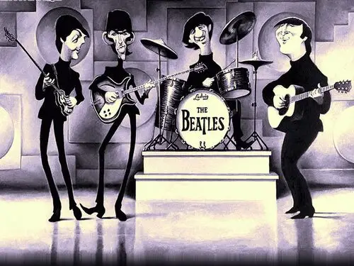 The Beatles Fridge Magnet picture 208293