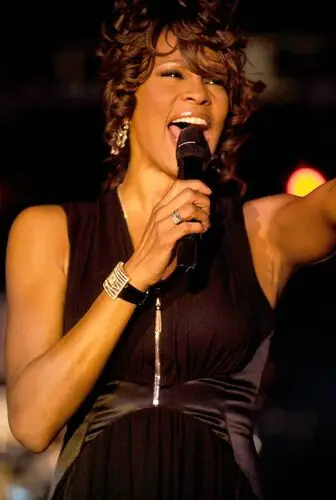 Whitney Houston White Tank-Top - idPoster.com