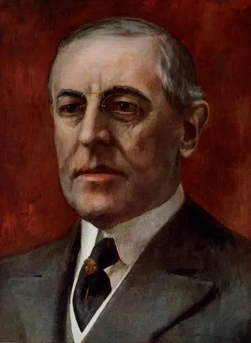 Woodrow Wilson White T-Shirt - idPoster.com