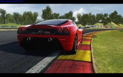 Ferrari Virtual Race Drift Mod Women's Colored Tank-Top - idPoster.com