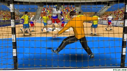 Handball Simulator 2010 European White T-Shirt - idPoster.com