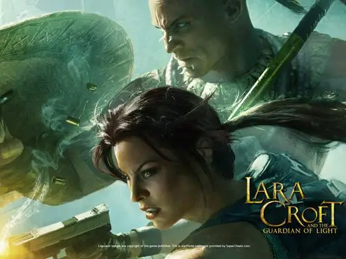 Lara Croft and the Guardian of Light White T-Shirt - idPoster.com