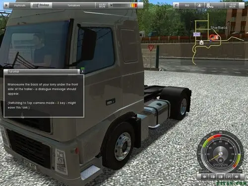 UK Truck Simulator White T-Shirt - idPoster.com