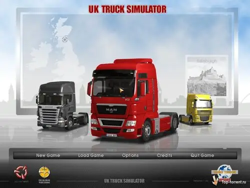 UK Truck Simulator White T-Shirt - idPoster.com