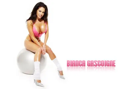 Bianca Gascoigne White Tank-Top - idPoster.com