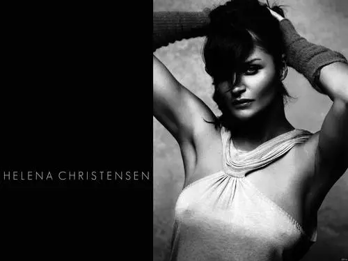Helena Christensen White T-Shirt - idPoster.com