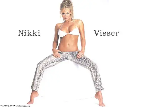 Nikki Visser White T-Shirt - idPoster.com