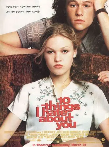10 Things I Hate About You (1999) White Tank-Top - idPoster.com