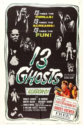13 Ghosts (1960) White T-Shirt - idPoster.com