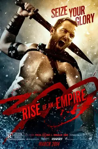 300 Rise of an Empire (2014) Men's Colored  Long Sleeve T-Shirt - idPoster.com