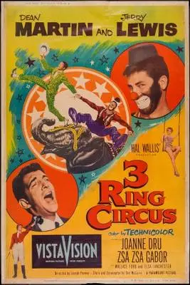 3 Ring Circus (1954) White T-Shirt - idPoster.com