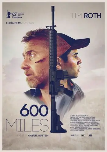600 Miles (2015) Men's Colored Hoodie - idPoster.com