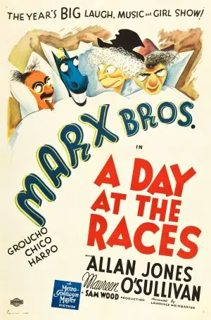 A Day at the Races (1937) White T-Shirt - idPoster.com