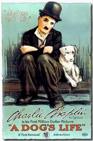 A Dog's Life (1918) White T-Shirt - idPoster.com