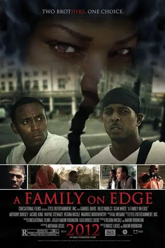 A Family on Edge (2013) White T-Shirt - idPoster.com